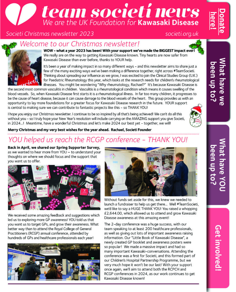 Societi Christmas Newsletter 2023!